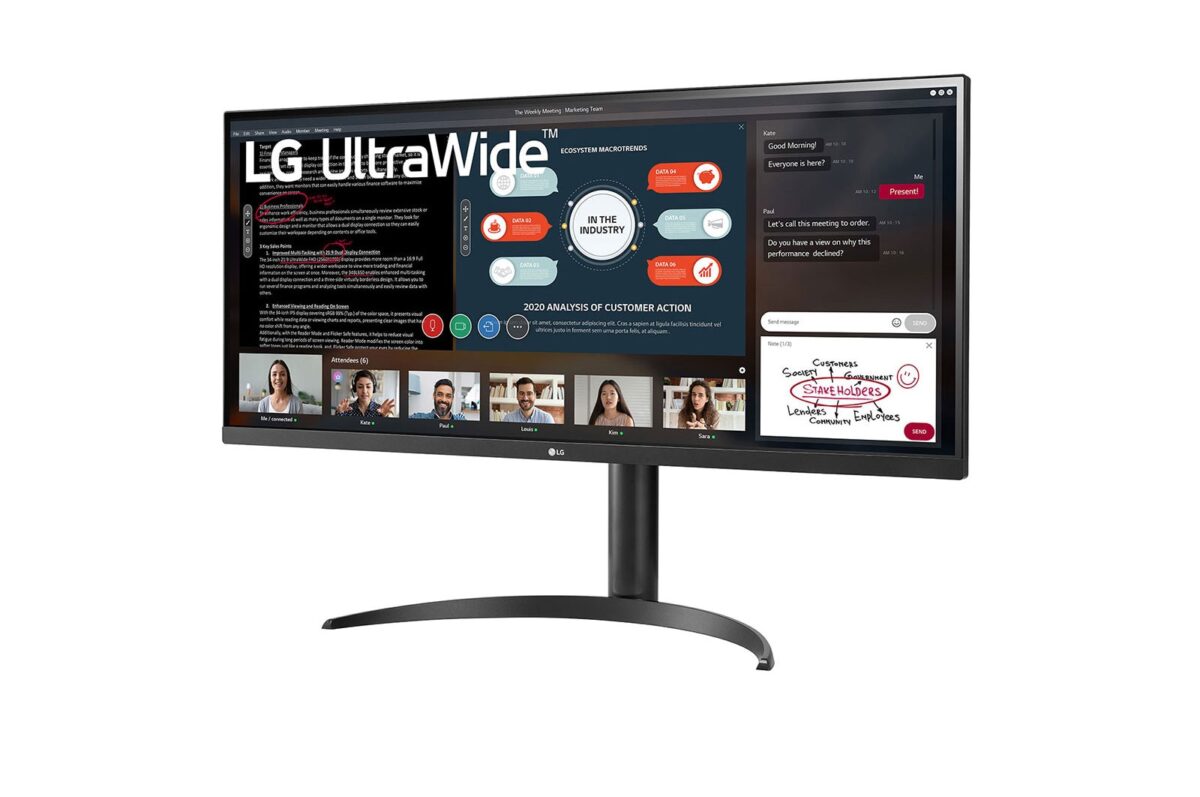 LG ULTRAWIDE 34WP550-B 34" 75HZ IPS MONITOR - Image 2