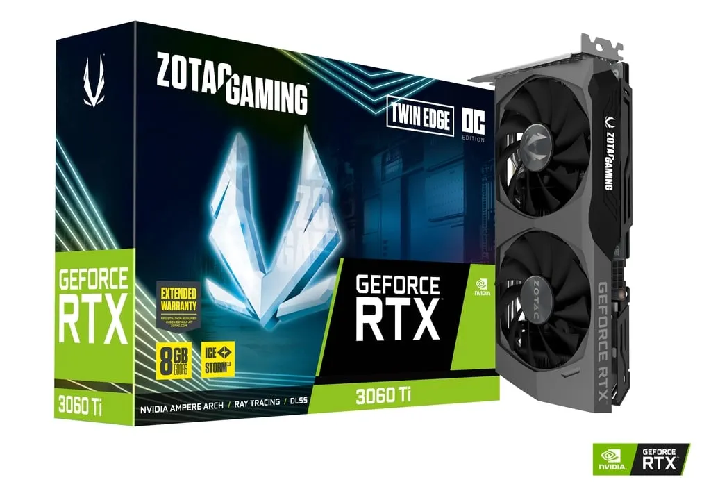 ZOTAC GAMING GEFORCE 3060 TI TWIN EDGE OC LHR 8GB GDDR6 - Image 1