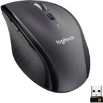 Logitech - M705 Marathon Wireless Optical Mouse with 5 Programmable Buttons - Black - Image 2