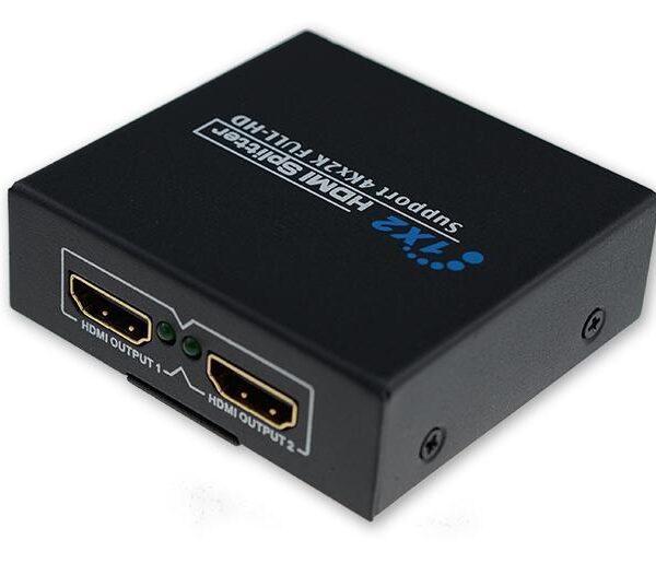 HDMI SPLITTER 2 PORTS 4K*2K WITH ADAPTER