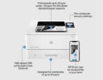 HP LaserJet Pro 4003n Printer with 42 ppm Black Print, 1200 MHz Processor, 256 MB Memory, Mobile Printing, Gigabit Ethernet, 250-Sheet Tray, EcoSmart Energy Efficient - Image 5