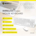 MICROPACK IFREE PRO KM-236 SILVER/WHITE WIRELESS COMBO