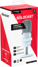 HYPERX SOLOCAST WHITE WIRED USB MICROPHONE