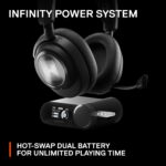 SteelSeries Arctis Nova Pro Wireless Multi-System Gaming Headset - Premium Hi-Fi Drivers - Active Noise Cancellation - Infinity Power System - ClearCast Gen 2 Mic - PC, PS5, PS4, Switch, Mobile. "OPENBOX" - Image 6