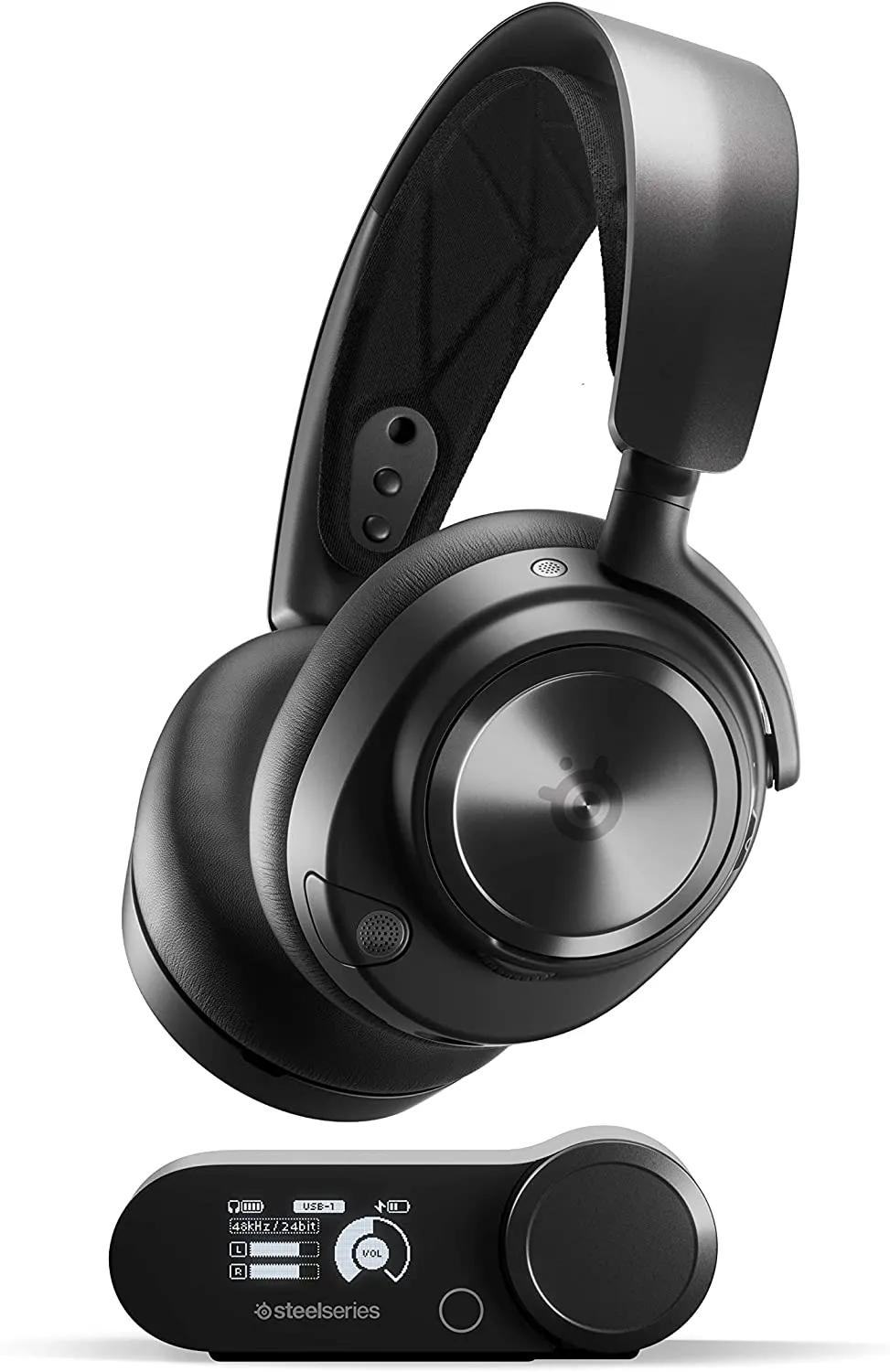 SteelSeries Arctis Nova Pro Wireless Multi-System Gaming Headset - Premium Hi-Fi Drivers - Active Noise Cancellation - Infinity Power System - ClearCast Gen 2 Mic - PC, PS5, PS4, Switch, Mobile. "OPENBOX" - Image 11