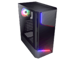 COUGAR MX360 RGB DUAL BLADES OF LIGHTNING ARGB MID TOWER CASE - Image 2