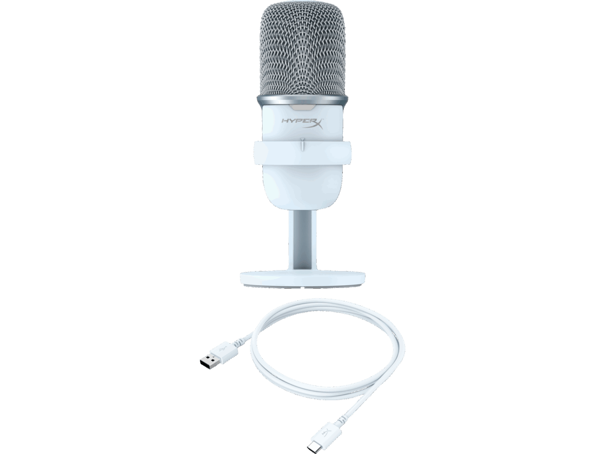 HYPERX SOLOCAST WHITE WIRED USB MICROPHONE - Image 4