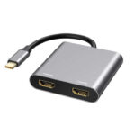TYPE-C TO DUAL HDMI 4K + USB-C + USB 3.0