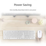 MICROPACK IFREE PRO KM-236 SILVER/WHITE WIRELESS COMBO - Image 3