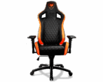 COUGAR ARMOR S BLACK AND ORANGE GAMING CHAIR - Image 4