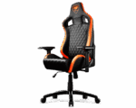 COUGAR ARMOR S BLACK AND ORANGE GAMING CHAIR - Image 5