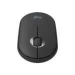 Logitech M350 Pebble Wireless Silent Mouse with Bluetooth or 2.4 GHz Receiver, Slim Computer Mouse with Quiet Clicks, for Laptop/Notebook/iPad/PC/Mac/Chromebook | Graphite - Image 9