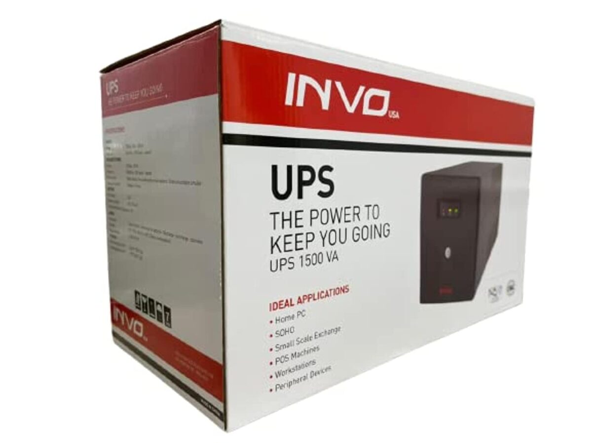 LINE INTERACTIVE UPS INVO 1500VA 600W - Image 2