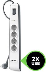 BELKIN SURGE PLUS 12V 2.4AMP USB CHARGING 4-OUTLET - Image 3