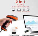 AOQI A3 1D WIRLESS BARCODE SCANNER - Image 2