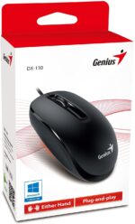 GENIUS DX-130 WIRED USB BLACK MOUSE - Image 2