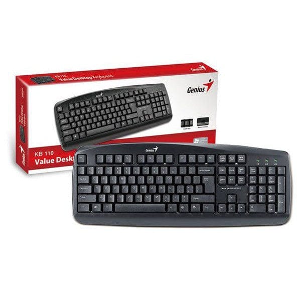 722c2f32-fdf4-4259-bb0a-970142573482 GENIUS KB-110 USB BLACK KEYBOARD - Image 1