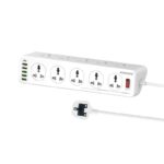 PROMATE POWER MATRIX-3M 10AC SOCKET SPACE EFFICIENT POWER STRIP WITH USB PORTS - Image 6
