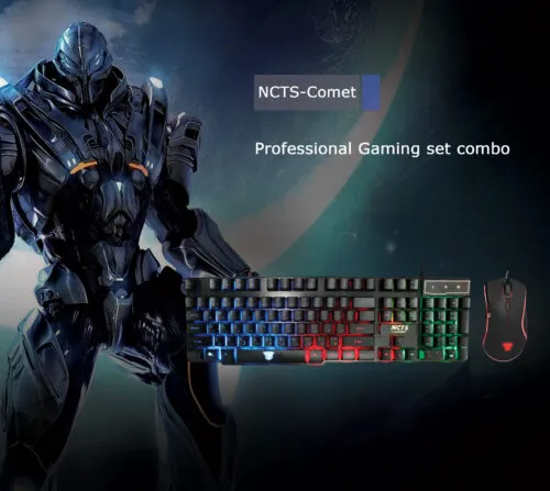 NCTS GAMING COMBO COMET RGB KEYBOARD MOUSE WIRED - Image 3