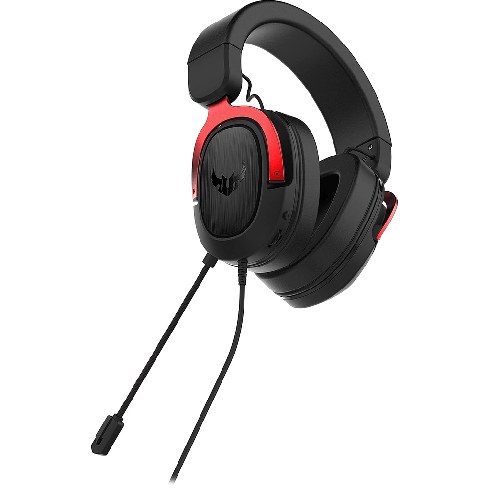 asus-tuf-gaming-h3-headset-red-2-large ASUS TUF H3 RED GAMING WIRED HEADSET - Image 1