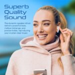 PROMATE FREE PODS-3 ENC EARPHONE INTELLITOUCH WHITE - Image 3