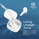 PROMATE FREE PODS-3 ENC EARPHONE INTELLITOUCH WHITE - Image 4