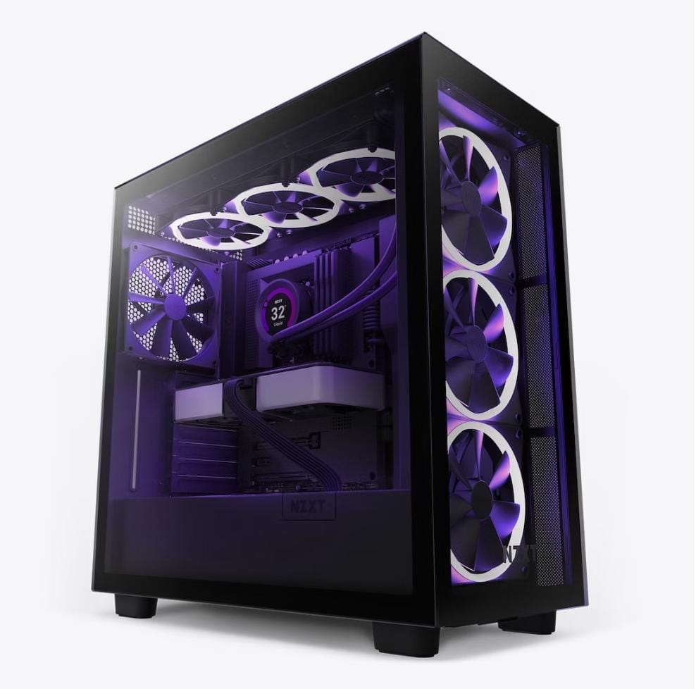 e9f0141c-41cc-4bb6-9be1-73d350365610 NZXT H7 ELITE PREMIUM MID-TOWER BLACK CASE - Image 1