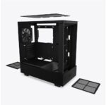 NZXT H5 FLOW COMPACT MID-TOWER AIRFLOW BLACK CASE - Image 2