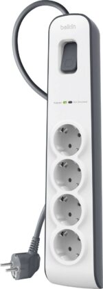 BELKIN POWER STRIP -SURGE MASTER , 4 SOCKET- 2M - Image 2