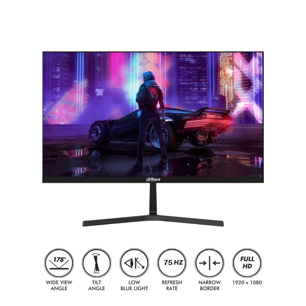 2 Inch 75Hz Gaming Office Computer Monitor  DAHUA 22 Inch 75Hz Gaming Office Computer Monitor  - B200S Series Full HD Monitor (VGA / HDMI / 75Hz / 1920x1080 / Angle Tilt / Frameless) 2 Inch 75Hz Gaming Office Computer Monitor DAHUA 22 Inch 75Hz Gaming Office Computer Monitor  - B200S Series Full HD Monitor (VGA / HDMI / 75Hz / 1920x1080 / Angle Tilt / Frameless)