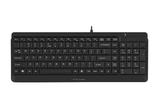 0509453501057532 A4TECH FK15 FSTYLER MULTIMEDIA 2-SECTION COMPACT WIRED KEYBOARD - Image 1