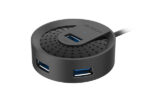 A4TECH HUB-30C USB 3.0 4 PORTS TYPE-C PLUG BLACK - Image 2