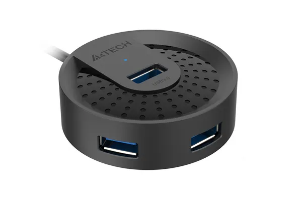 A4TECH HUB-30C USB 3.0 4 PORTS TYPE-C PLUG BLACK - Image 3