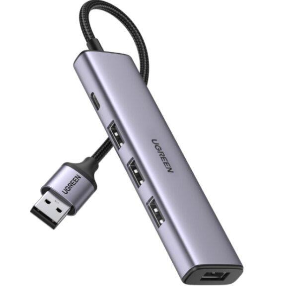 UGREEN USB HUB 3.0 TO 4 USB 3.0 AND TYPE-C 20805