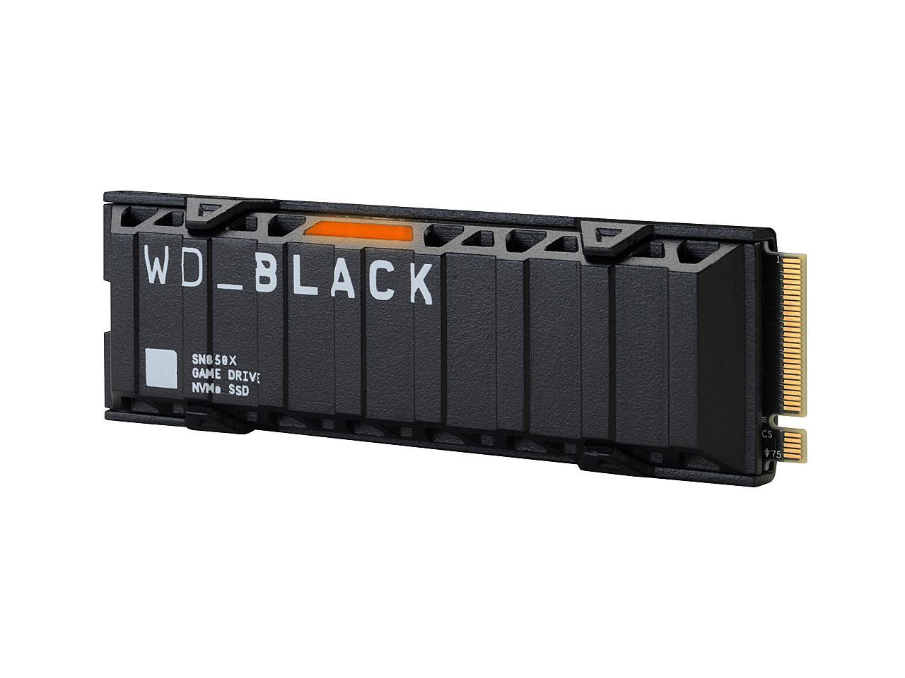 20-250-246-03 WD BLACK SN850X 2TB SSD NVME GEN4 HEAT SINK 7300MB/S - Image 1