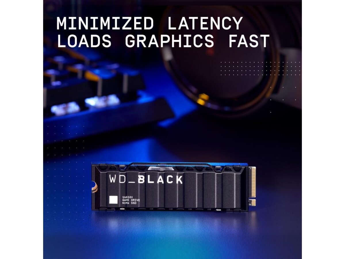 WD BLACK SN850X 2TB SSD NVME GEN4 HEAT SINK 7300MB/S - Image 3