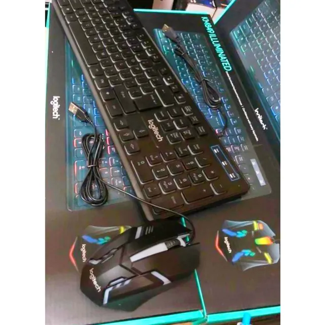 442af896-1022-4fea-8687-63deee3de1b4 LOGI KM849 ILLUMINATED WIRED COMBO "OEM" - Image 2