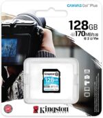 KINGSTON SD CARD 128GB 170MB CANVAS GO PLUS