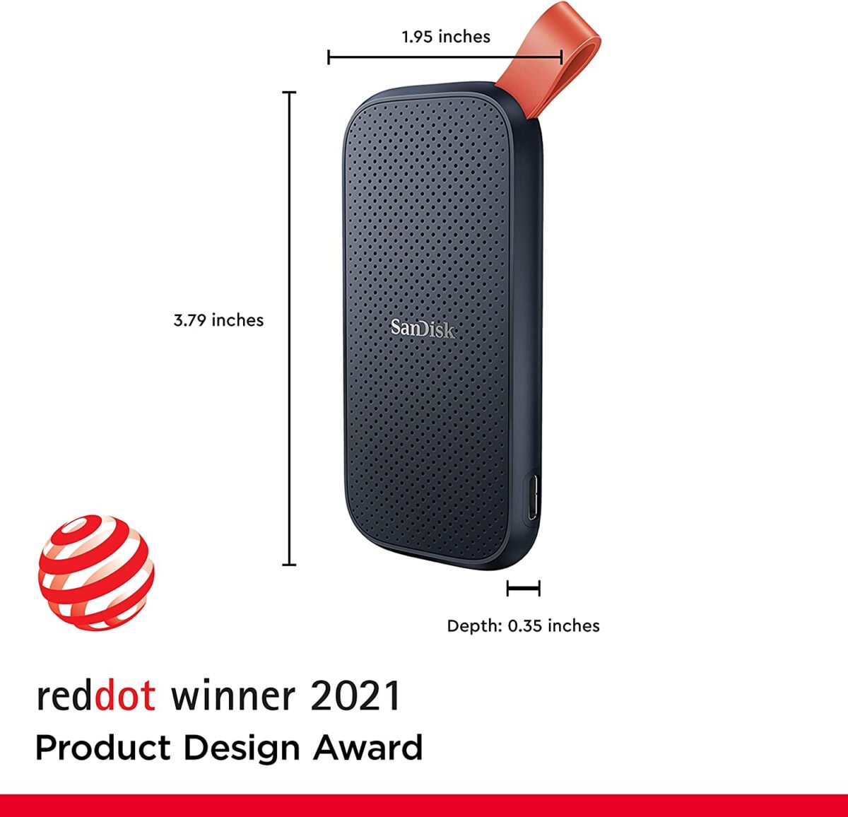 SanDisk 2TB Portable SSD - Up to 520MB/s, USB-C - Image 3