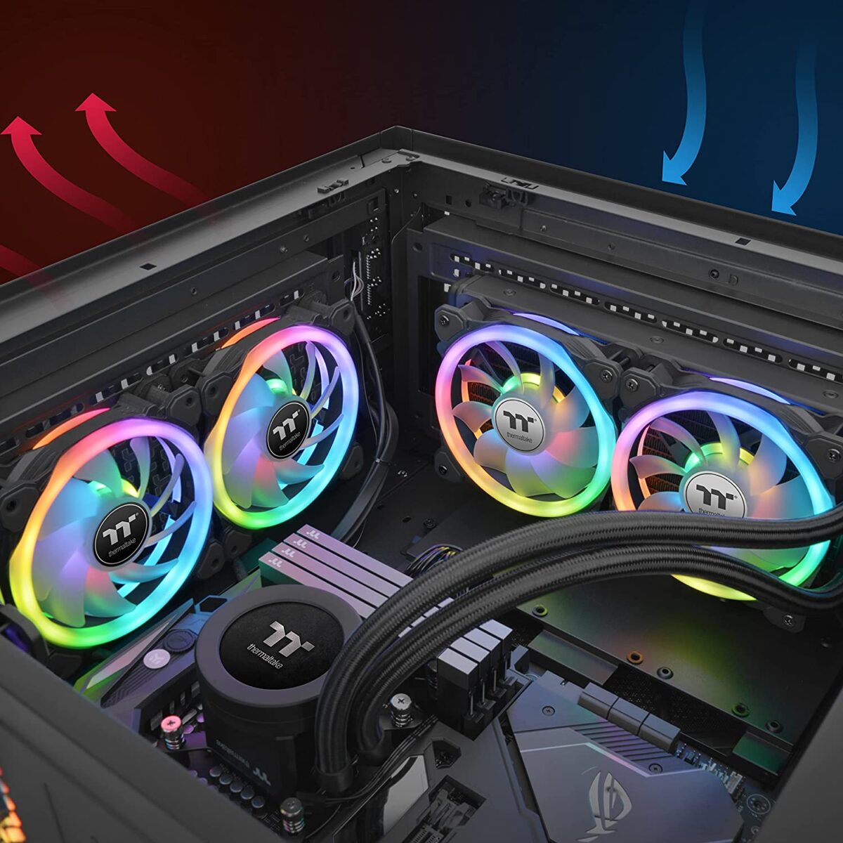Thermaltake SWAFAN 12 RGB Radiator 3PACK - Image 6