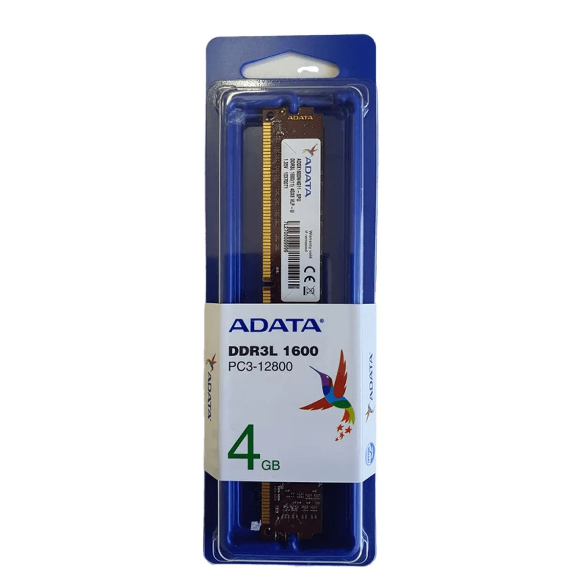 Adata DDR3L 4GB ADDX1600W4G11-SPU 1 RAM ADATA 4GB 12800 1600 DDR3 PC3 DESKTOP - Image 1