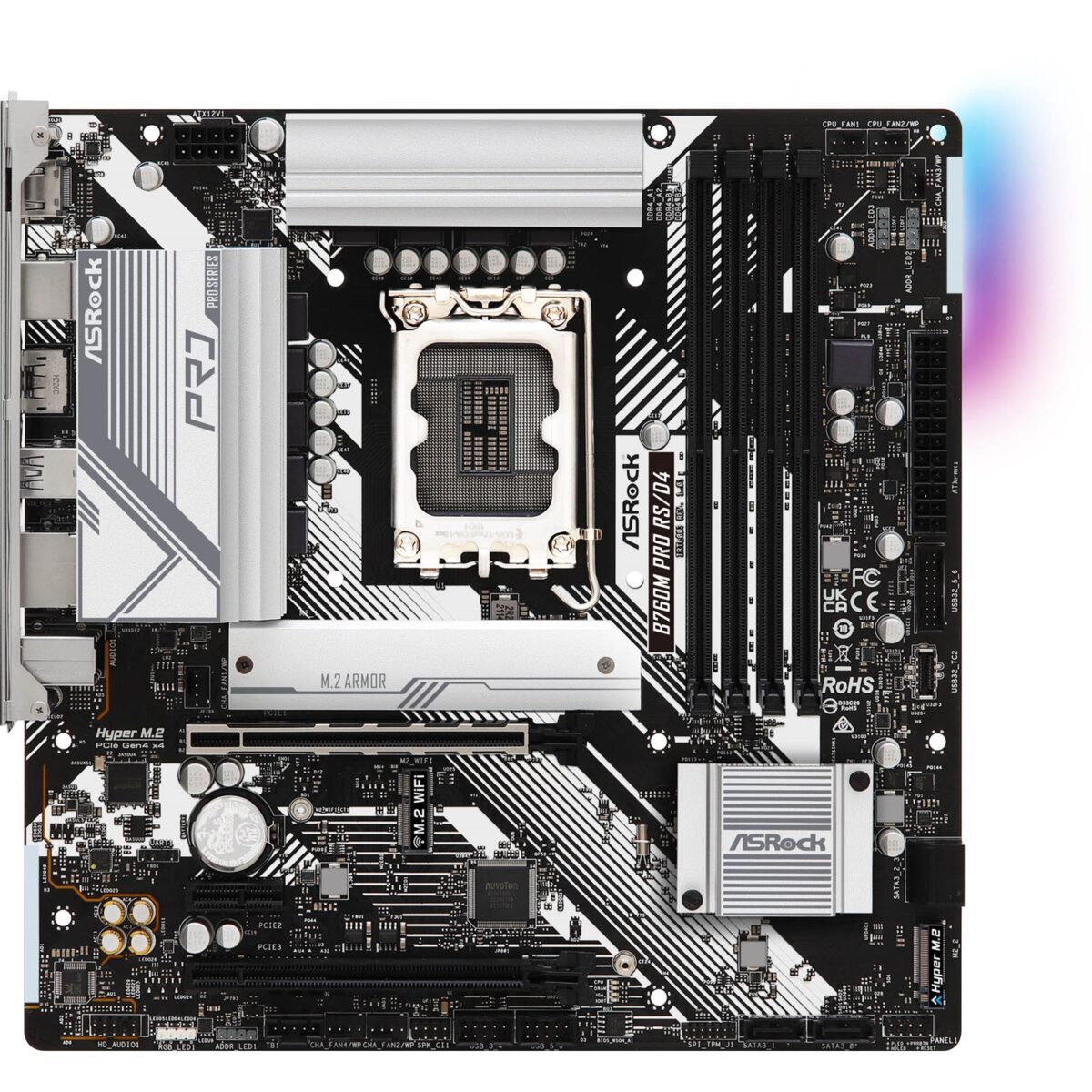ASRock B760M Pro RS/D4 mATX  Intel LGA1700 - Image 5