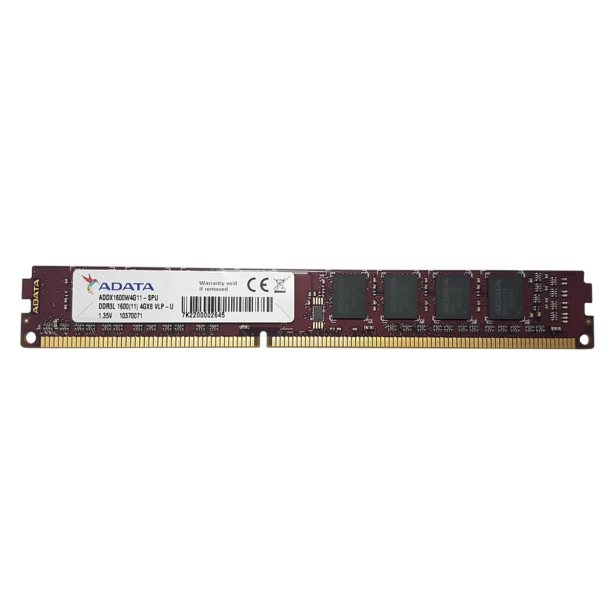RAM ADATA 4GB 12800 1600 DDR3 PC3 DESKTOP - Image 2