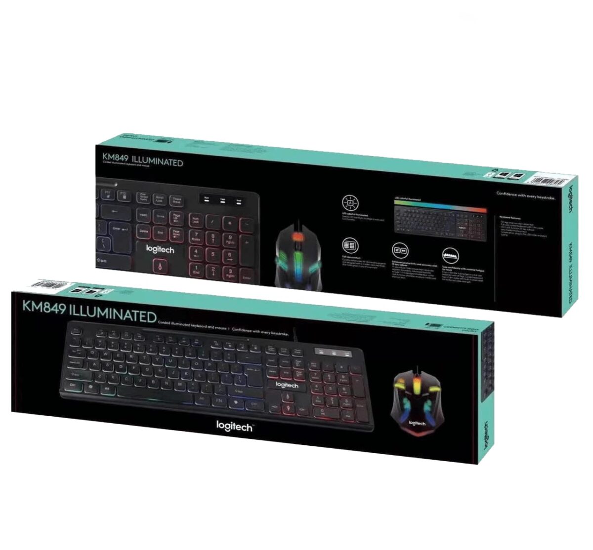 fa35649b-45ff-4d1c-8a58-22a039e3ca0e LOGI KM849 ILLUMINATED WIRED COMBO "OEM" - Image 1