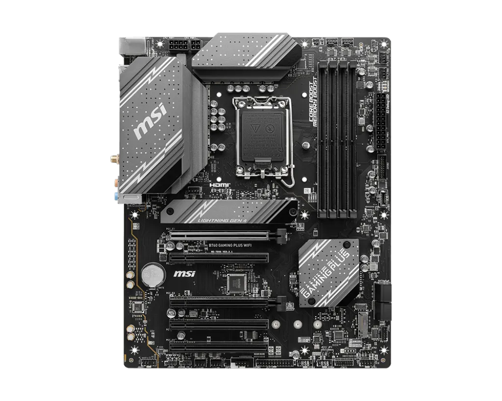 MSI B760 GAMING PLUS WIFI DDR5 MOTHERBOARD - Image 2