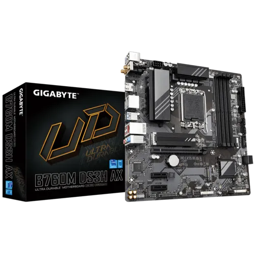 500 GIGABYTE B760 DS3H AX DDR5 MOTHERBOARD - Image 1