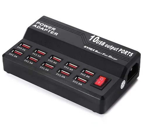USB FAST CHARGER 10 PORTS USB W-838