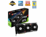 MSI RTX 3070 GAMING X TRIO 256-Bit GDDR6 PCI Express 4.0 , Boost Clock 1830 MHz , 1 x HDMI 2.1 3 x DisplayPort 1.4a ,Graphics Card "USED"