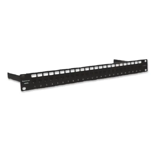 3M Volition XE005316163 Classic Patch Panel, 24 Ports, Black
