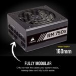 Corsair RMX Series, RM750x, 750 Watt, 80+ Gold - Image 4